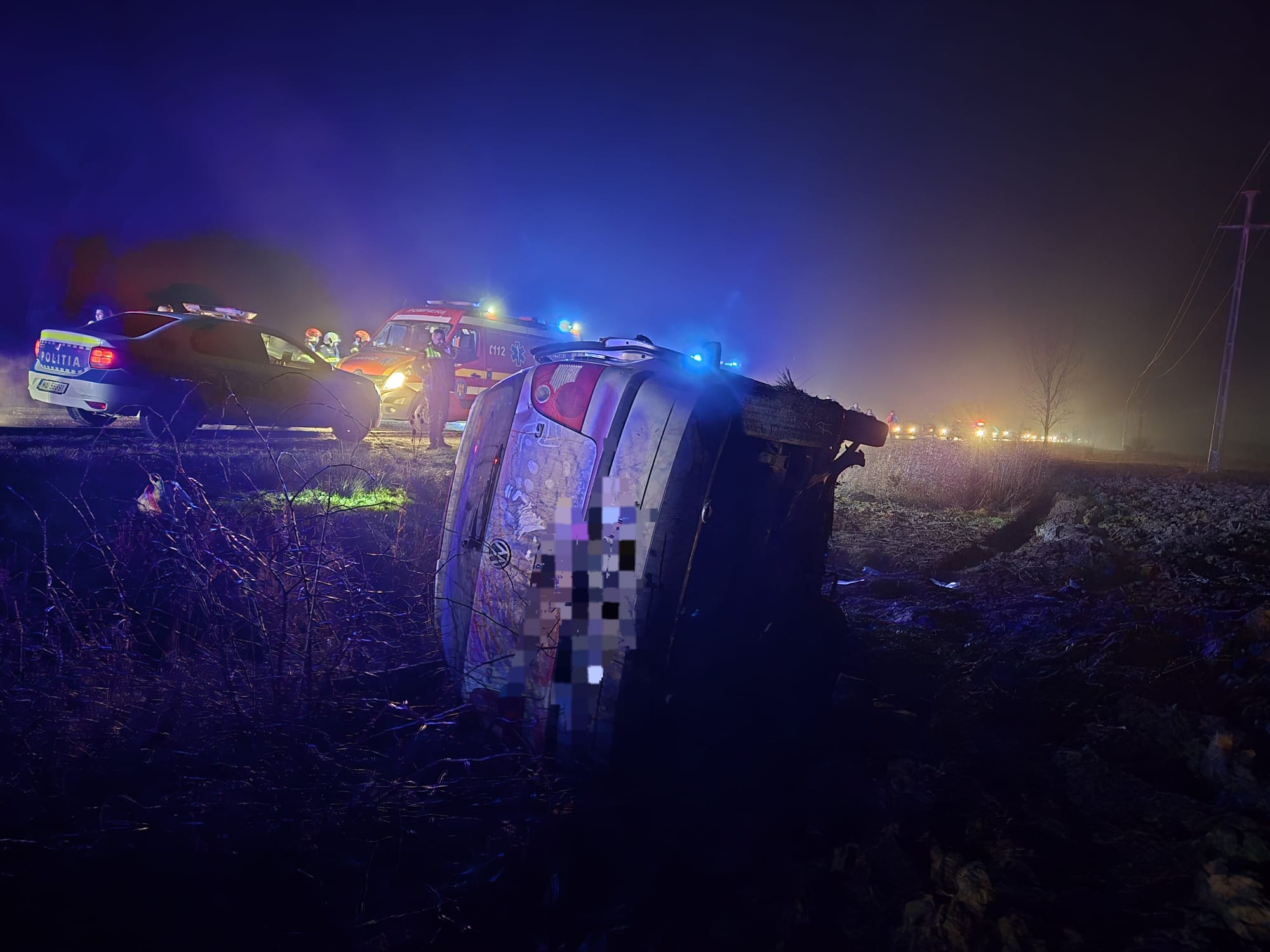 NEATENȚIE. Trei accidente rutiere grave în județul Satu Mare