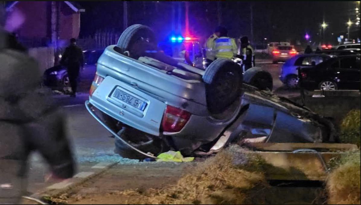 ACCIDENT cu VICTIMĂ în ȚARA OAȘULUI. Șoferul BEAT  a ajuns la SPITAL
