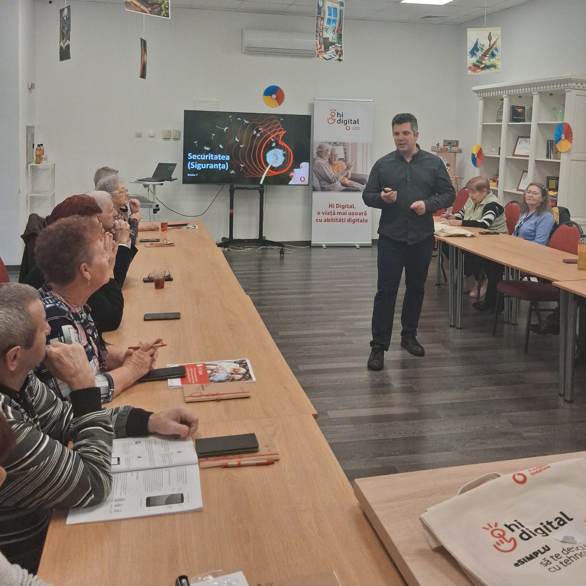 Activitățile HiDigital: lecții esențiale despre siguranța în mediul digital la Biblioteca Județeana