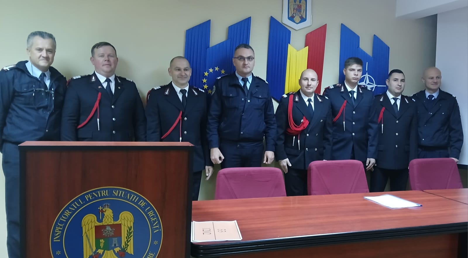 Înaintări în grad se Ziua Națională la ISU Satu Mare