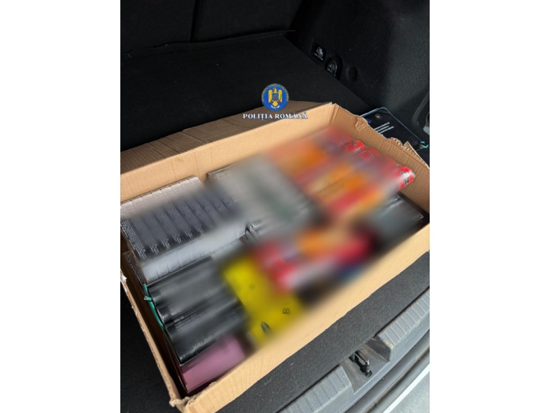 Aproximativ 200 kg de articole pirotehnice indisponibi-lizate de polițiștii sătmăreni