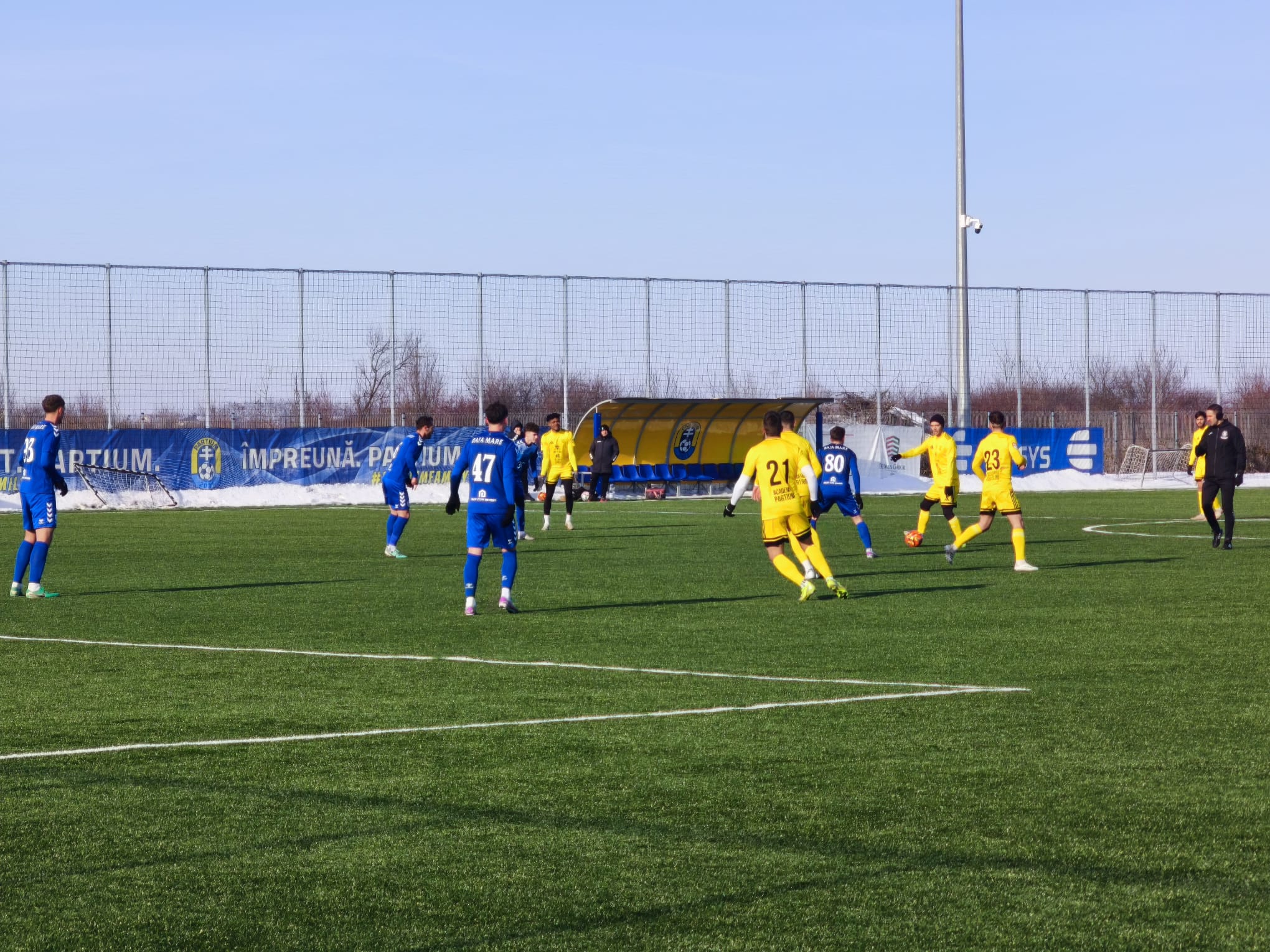 Remiză în primul amical al iernii