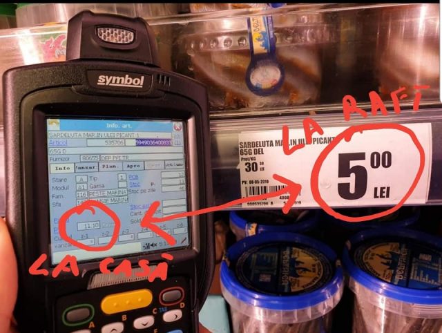 Prețul de la raft și ”jaful” de la casă!