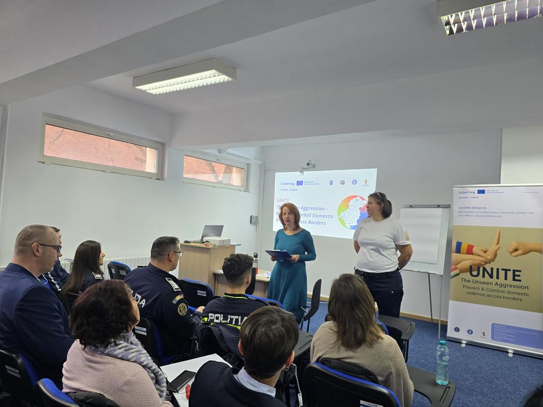 Workshop transfrontalier româno-maghiar pentru consolidarea intervenției polițienești în cazurile de violență domestică