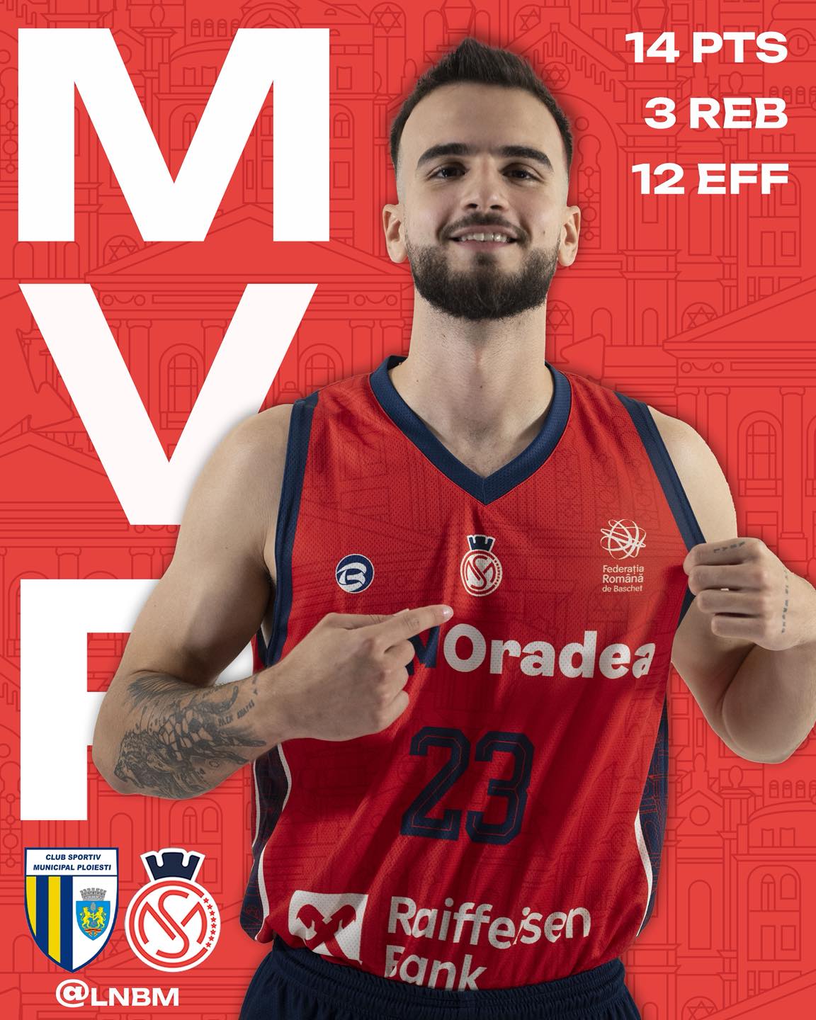 Luca Năstruț, din nou MVP la Ploiești!