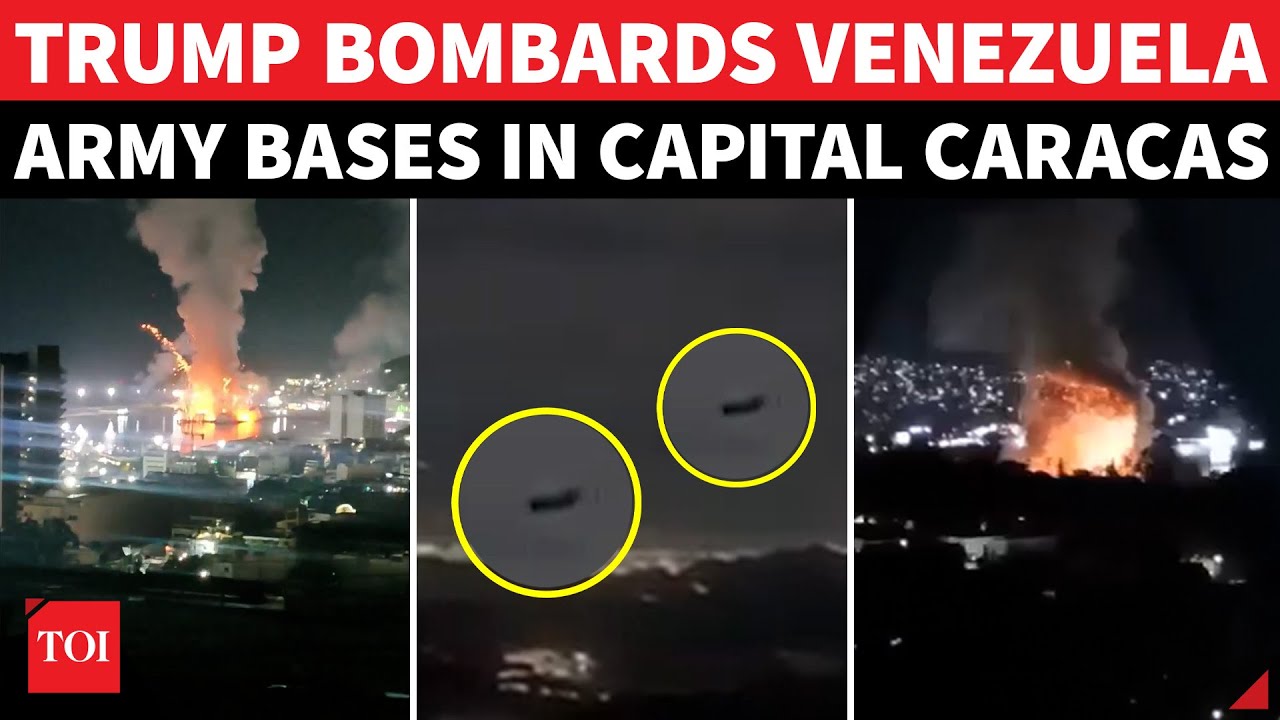 CONFLICT Noul An debutează sub semnul războiului: explozii la Caracas și anunțul șocant al lui Donald Trump