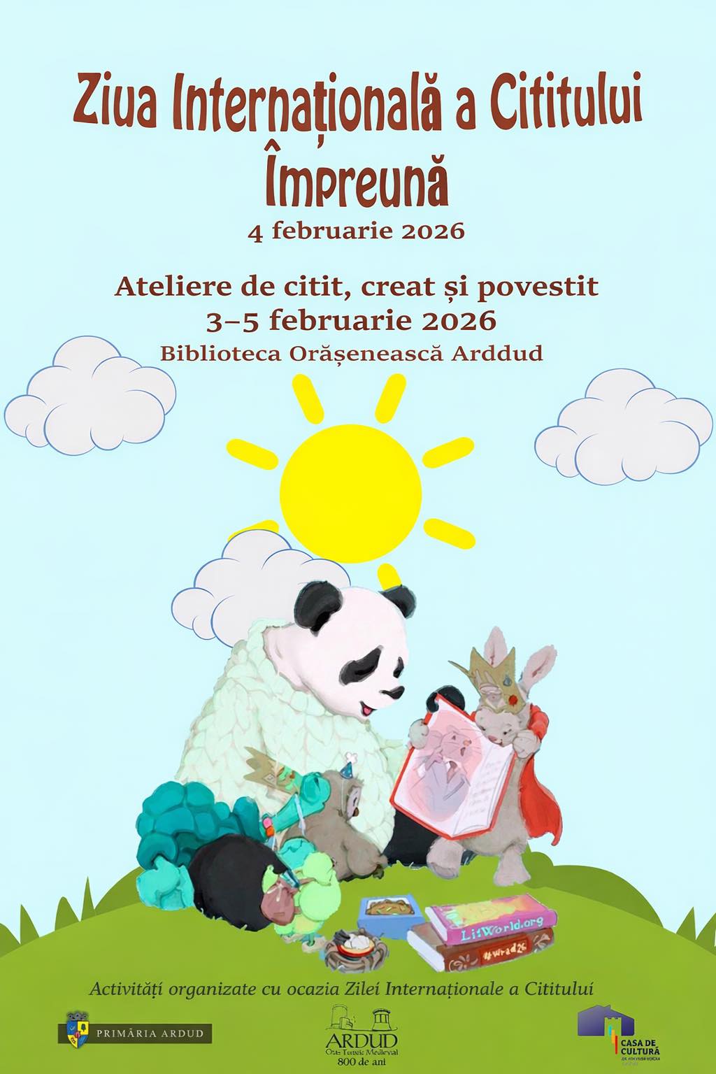 LECTURĂ Ziua Internațională a Cititului Împreună, sărbătorită cu povești și ateliere la Ardud