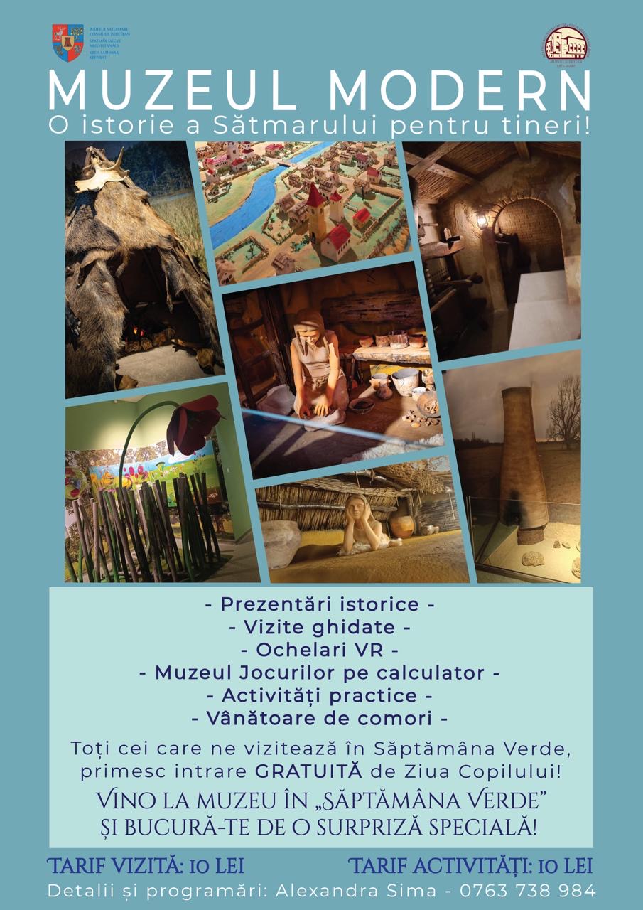 ,,Muzeul Modern” – istoria Sătmarului, prezentată tinerilor prin experiențe interactive