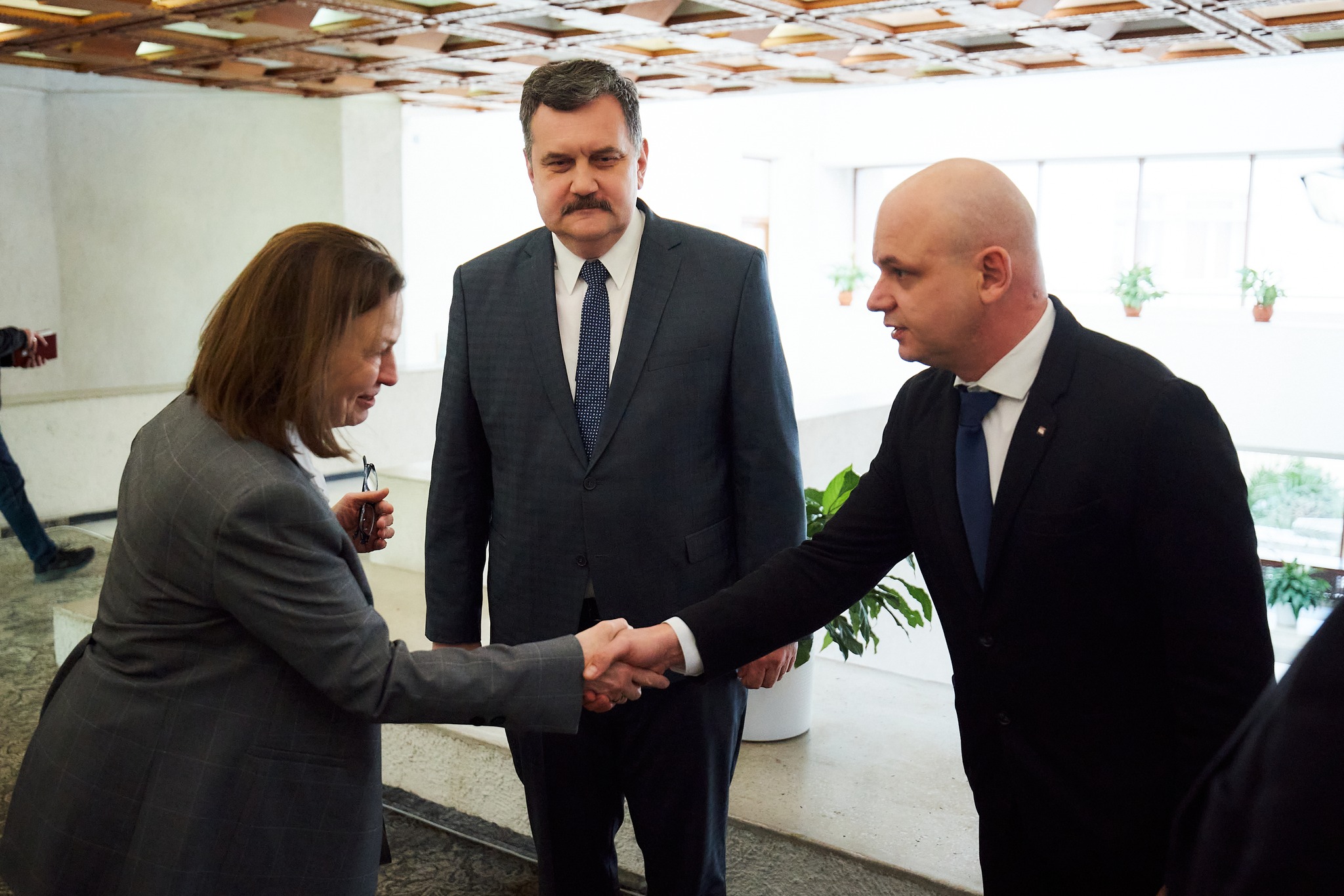 DIPLOMAȚIE Ambasadorul Germaniei în România, Angela Ganninger, în prima vizită oficială în județul Satu Mare