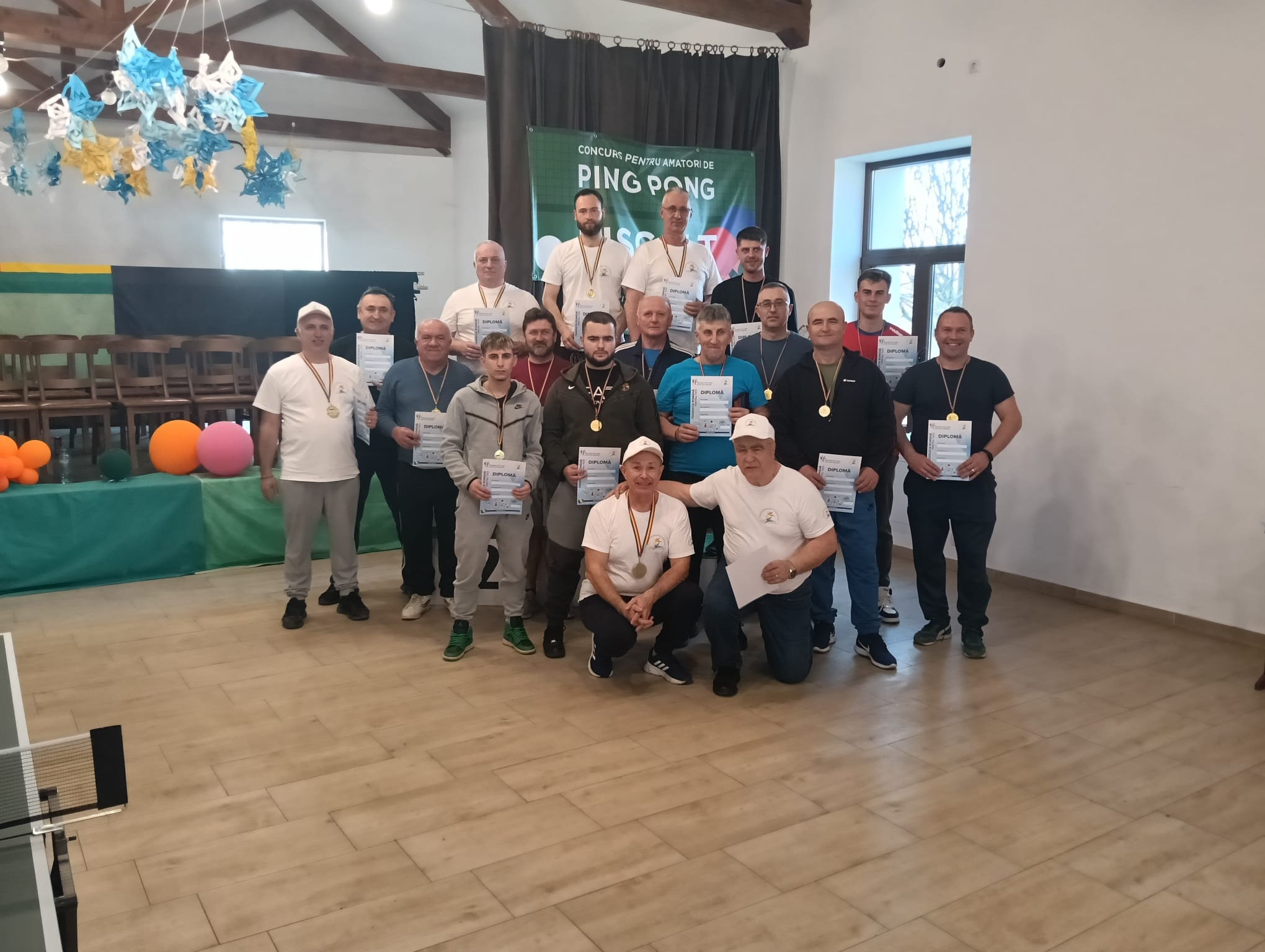 Prima ediție a Concursului de Ping-Pong pentru Amatori, la Pișcolt