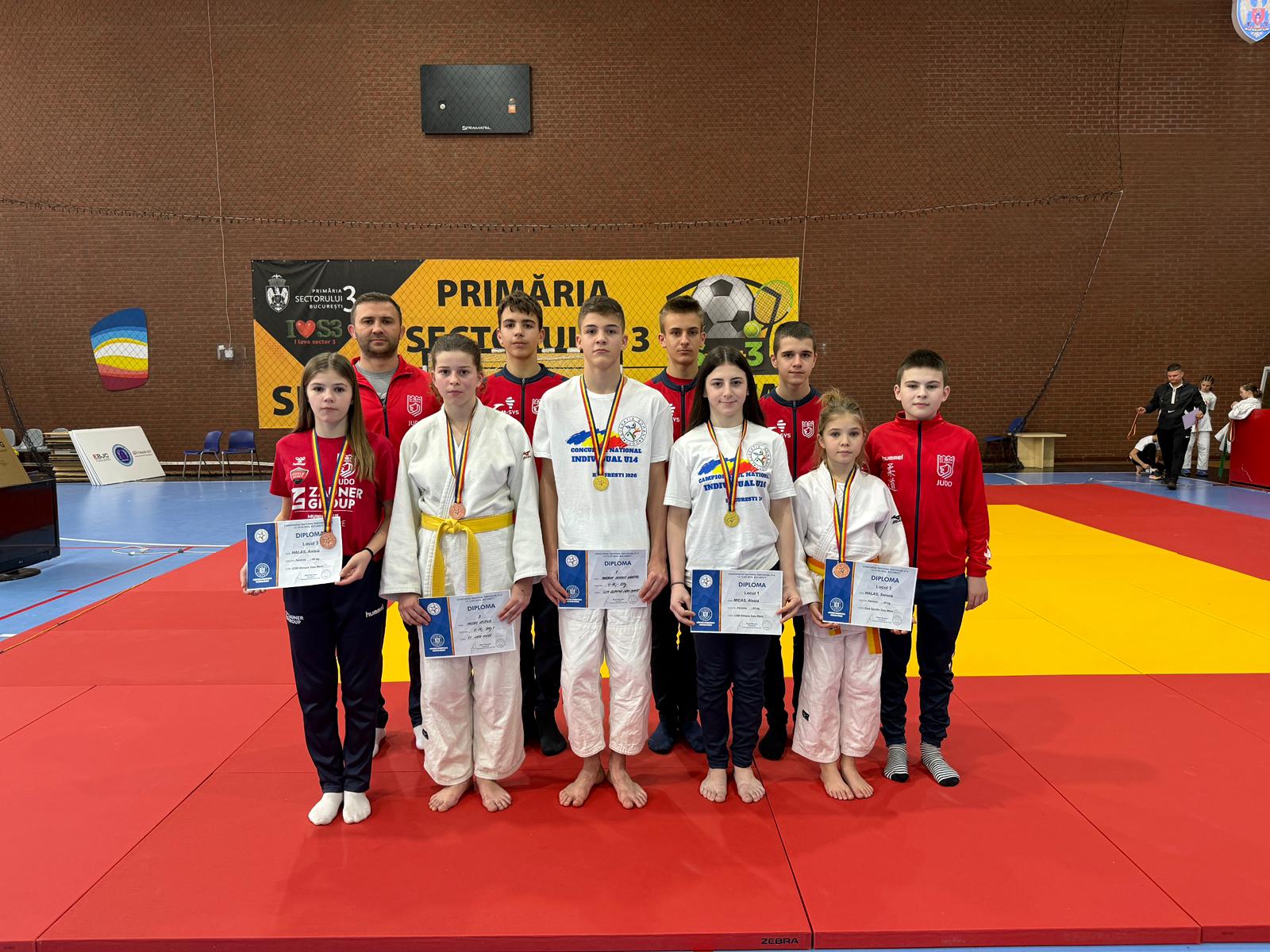 Aur și podiumuri pentru judoka de la CSM Olimpia!