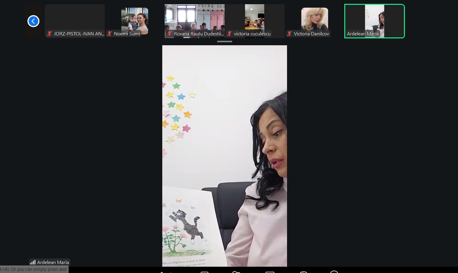 Povestea „Mog la veterinar”, lecturată la GPP Nr. 11, grupa mijlocie ”C”